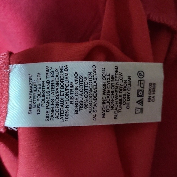 DKNY Red Patterned Blouse - Picture 7 of 7